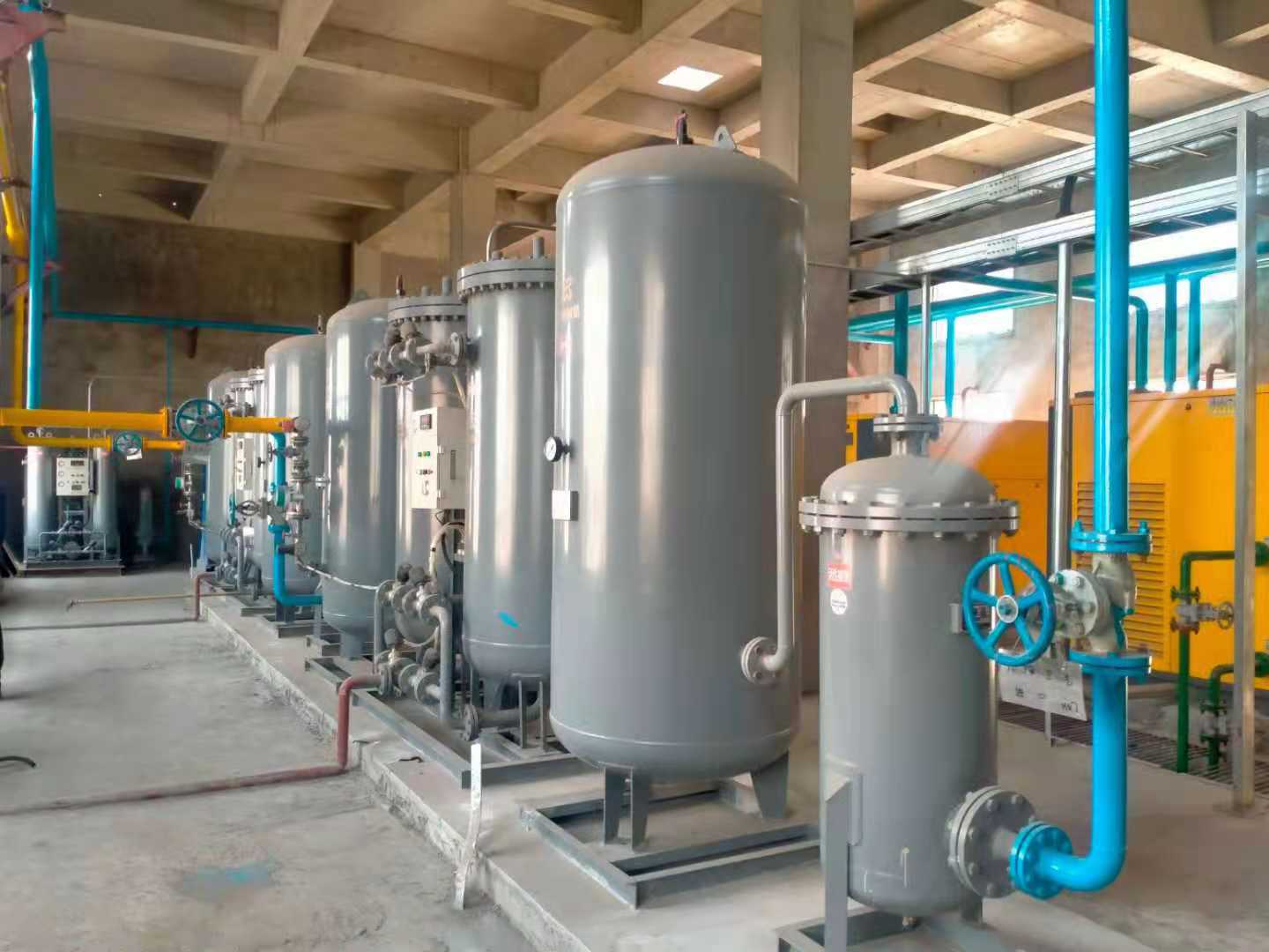 山西新能源制氮機用戶使用現場 